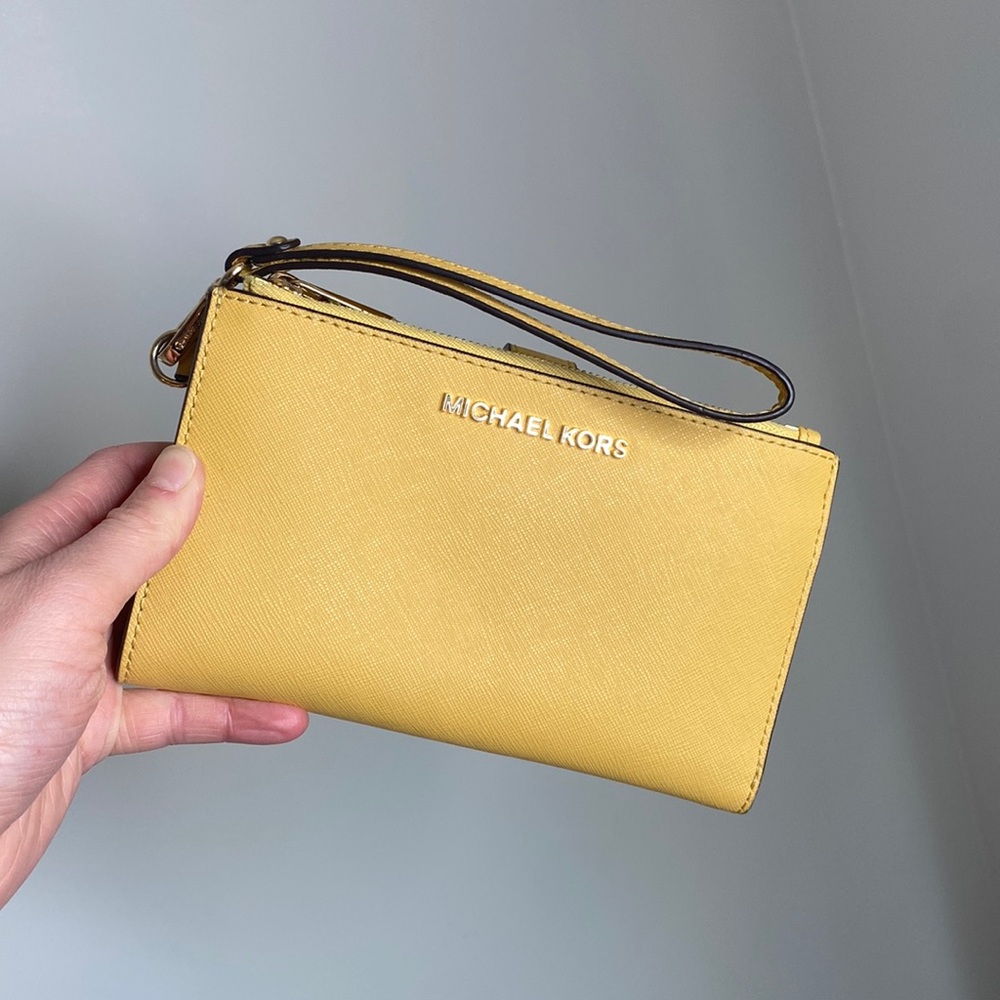 Yellow Michael Kors Wallet